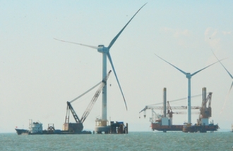 沙埔鎮助力福清興化灣海上風電樣機試驗場建設