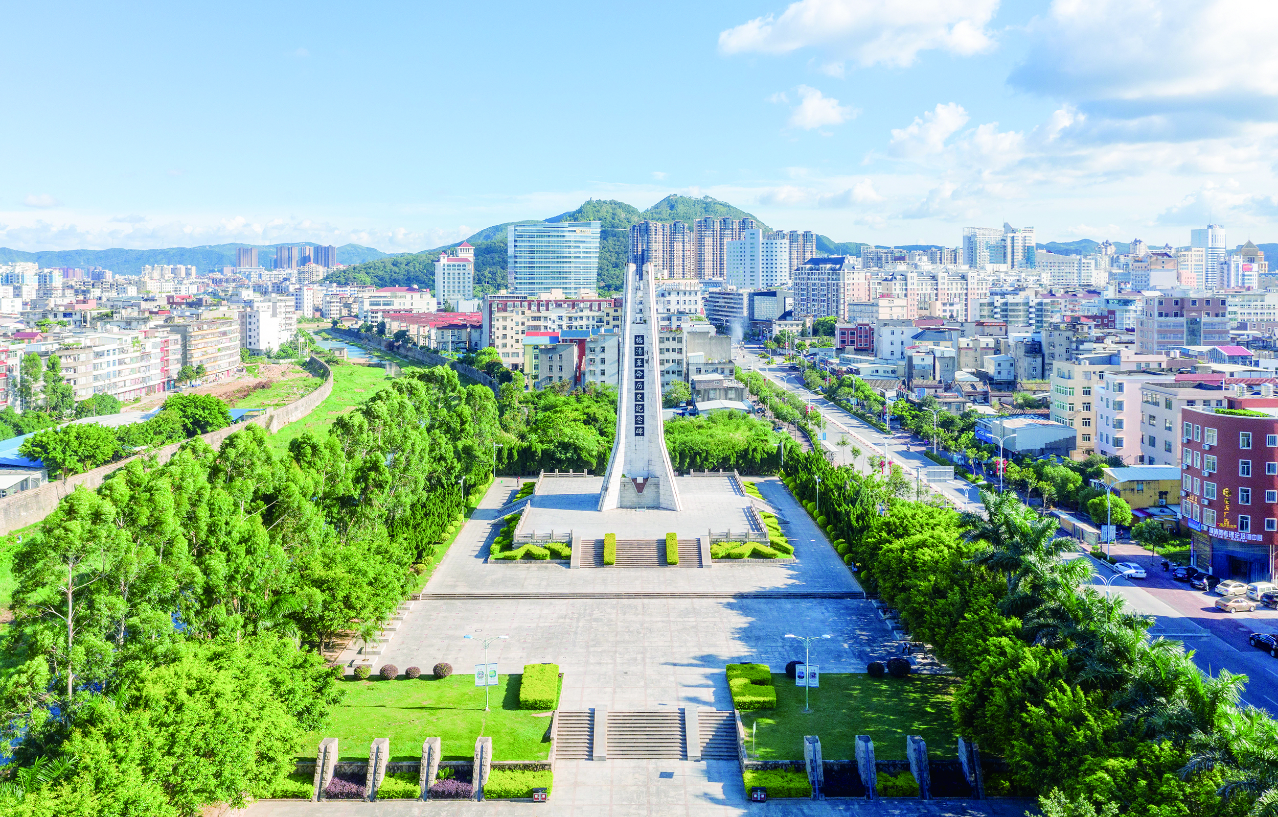 福清城區已建成并開放各類公園74個
