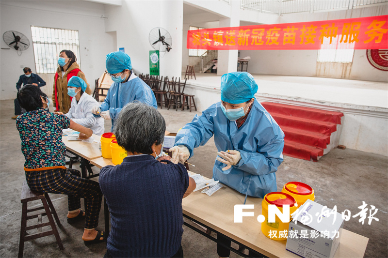 福清:疫苗接種送上島