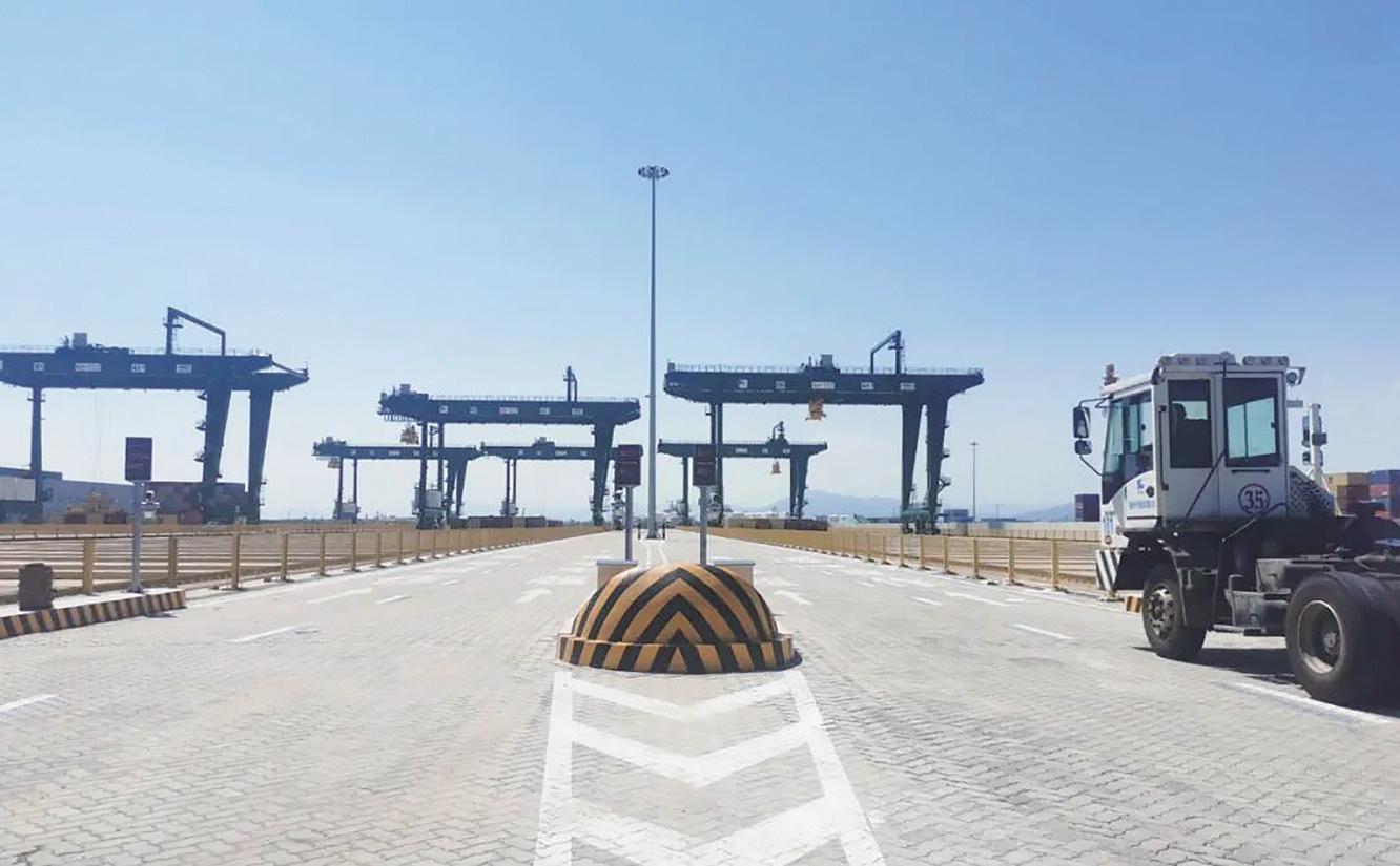 江陰港區自動化堆場街區集卡識別系統上線