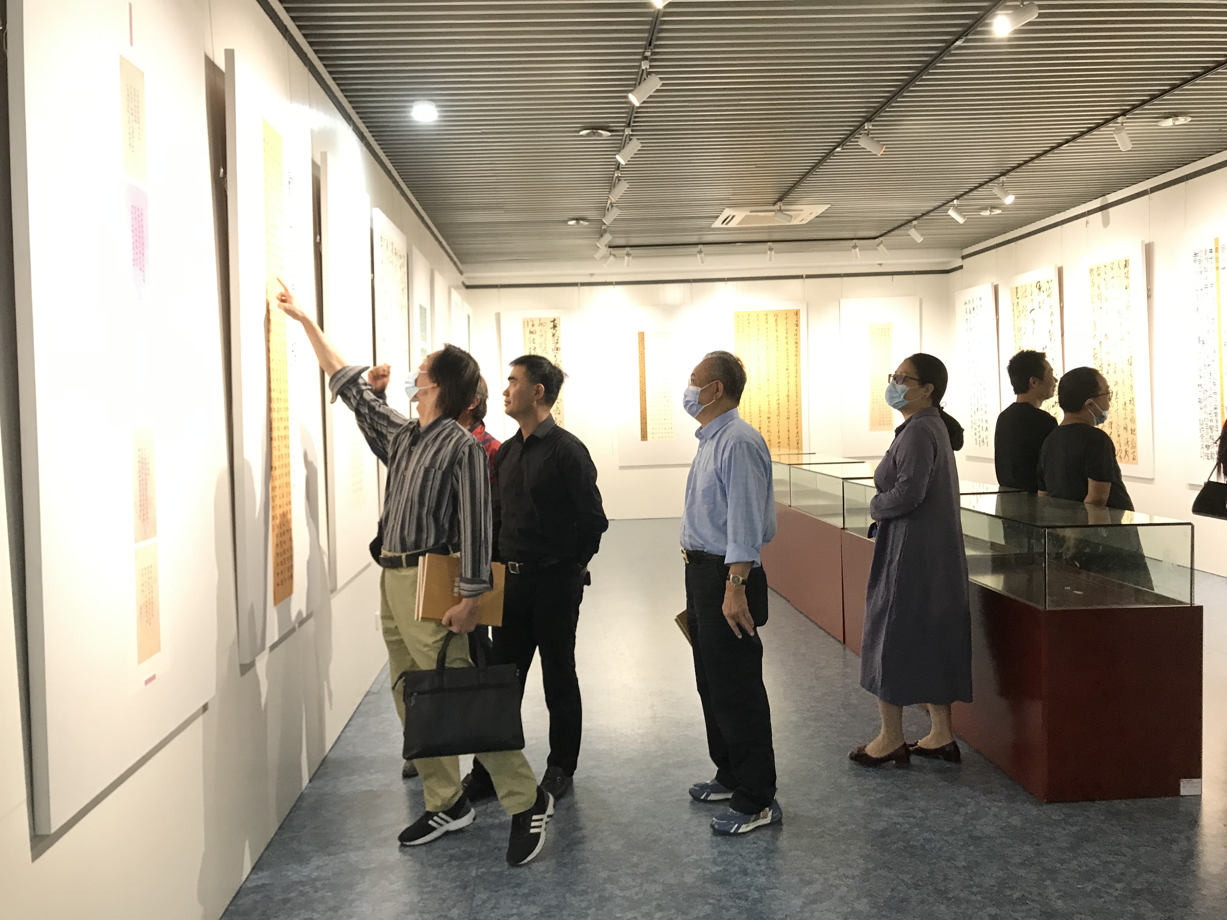 我市舉辦喜迎二十大主題書法作品展