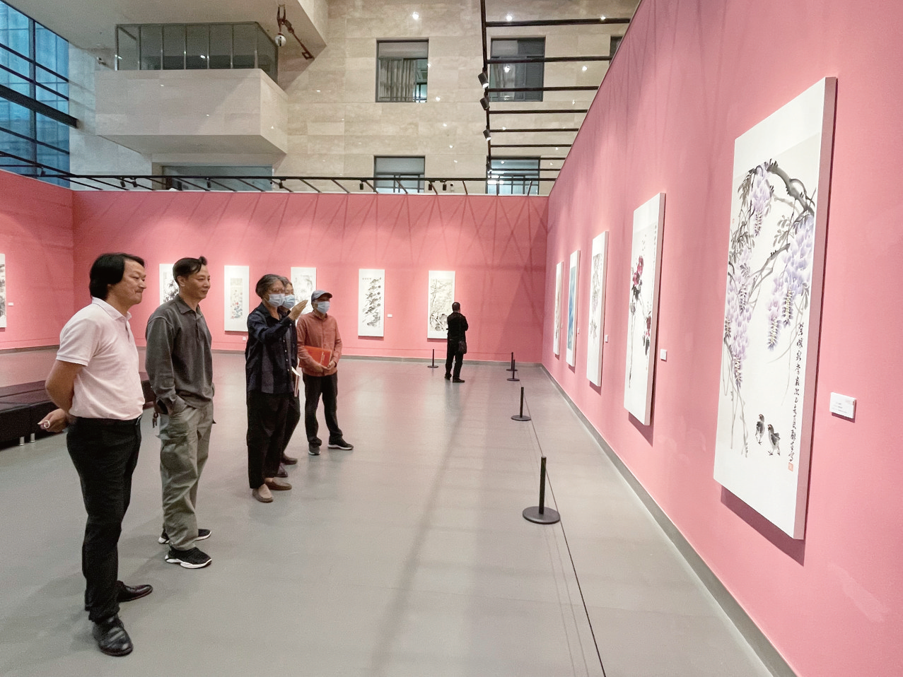 福清市喜迎二十大主題美術(shù)作品展開展