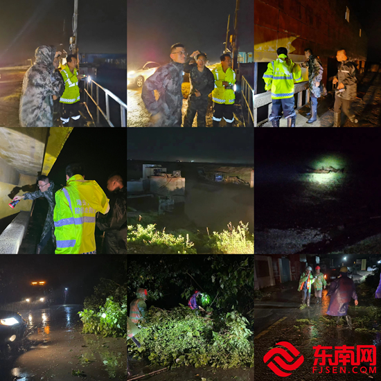 港頭鎮(zhèn)鎮(zhèn)長游城，黨委委員、副鎮(zhèn)長翁財文帶隊深入沿海各村進行督導。（港頭鎮(zhèn) 供圖）.jpg