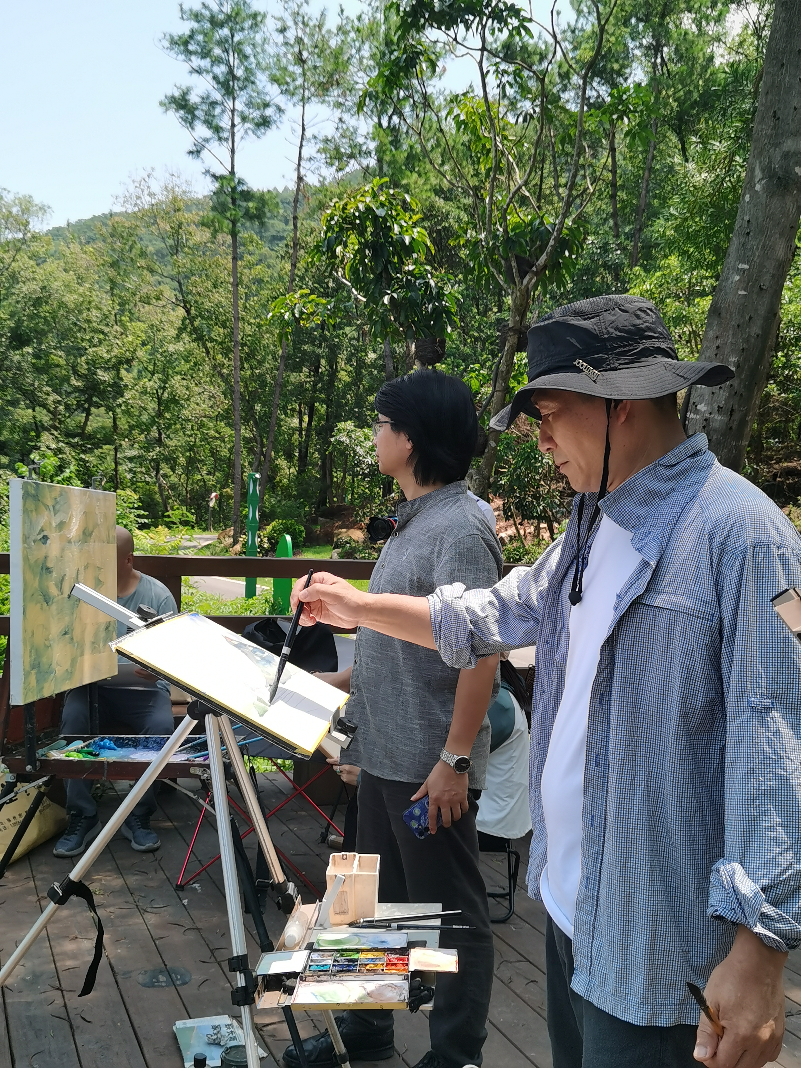 市政協開展“紀念改革開放45周年”寫生采風活動