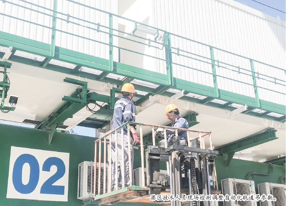 江陰港區自動化設備作業效率顯著提高