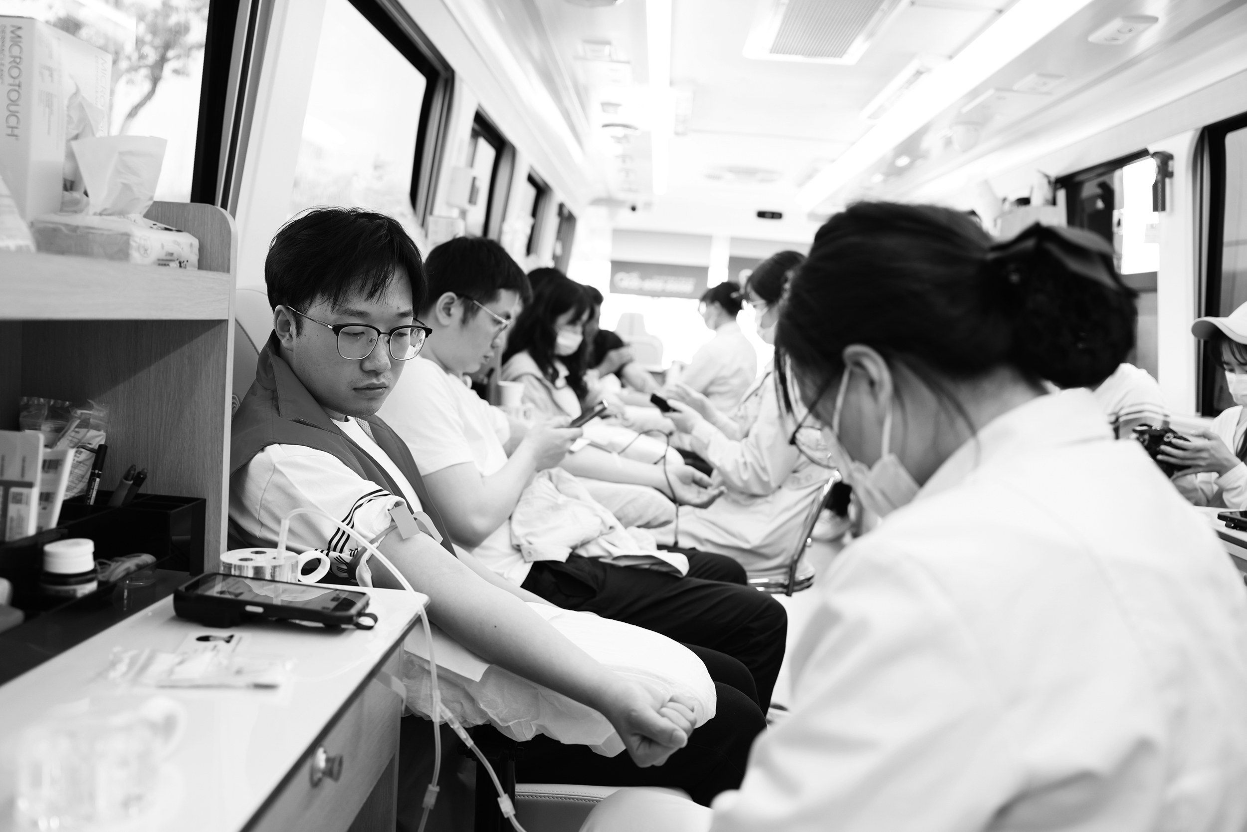 市直機關聯合福清監獄開展無償獻血活動