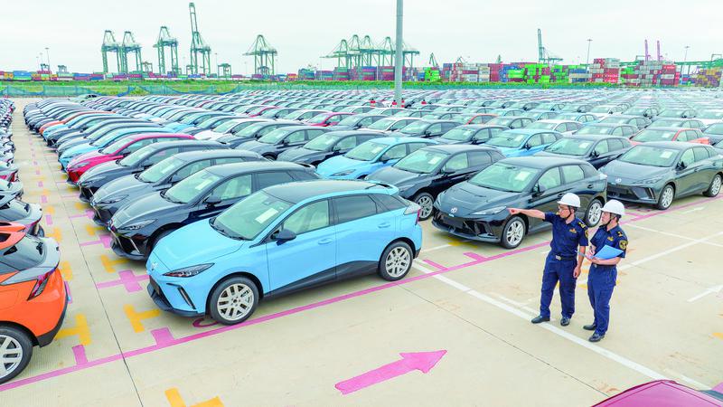 福州港江陰港區今年出口商品車已超萬輛