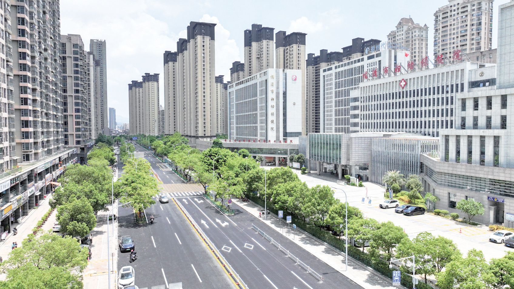 西環(huán)東路(福人路至福百路段)完成改造并通車 西環(huán)東路(福人路至福百路段)完成改造并通車